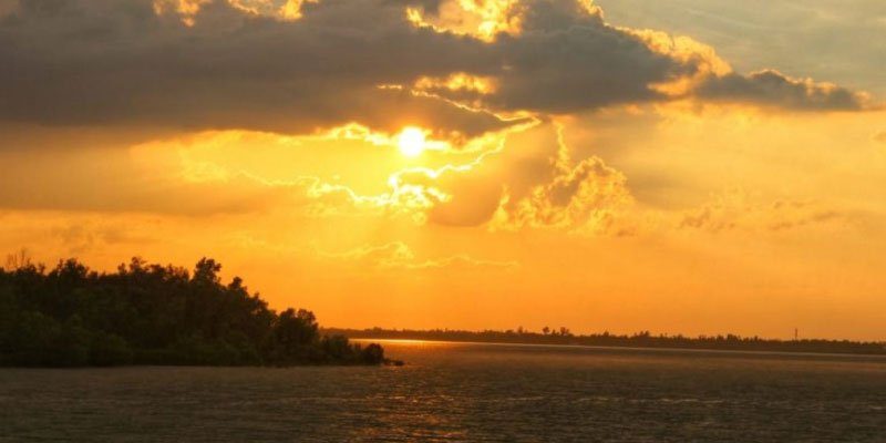 Sunset at Sundarban