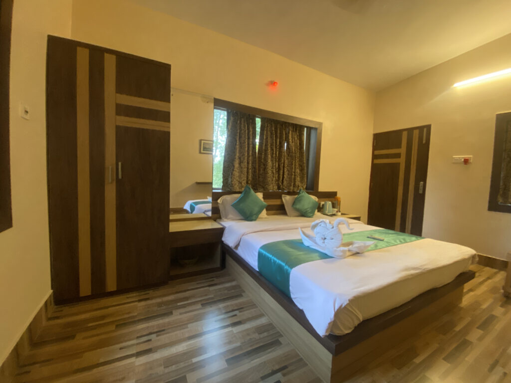 Comfortable resort room for Sundarban tour from Kolkata