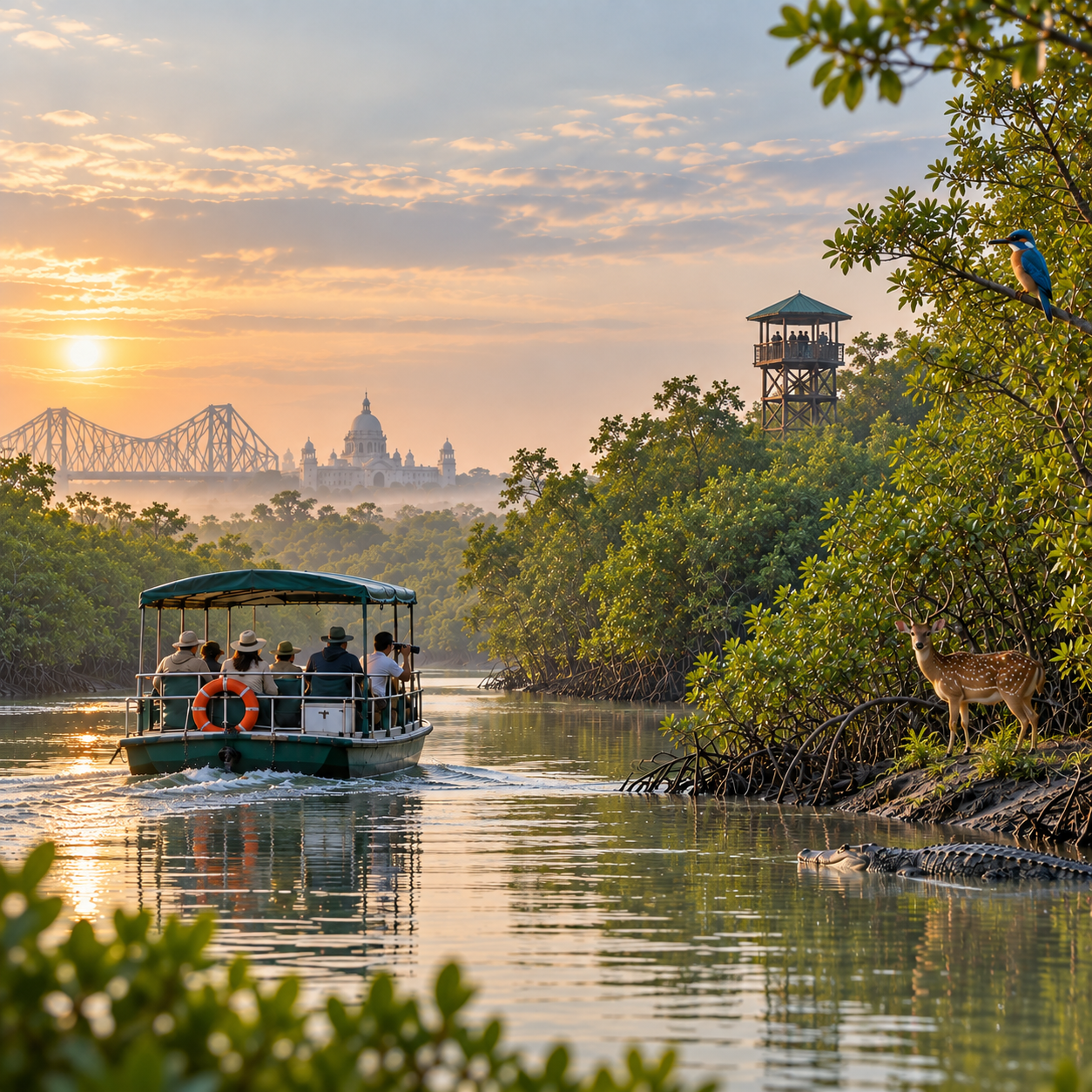 Sundarban Wildlife Tour from Kolkata​